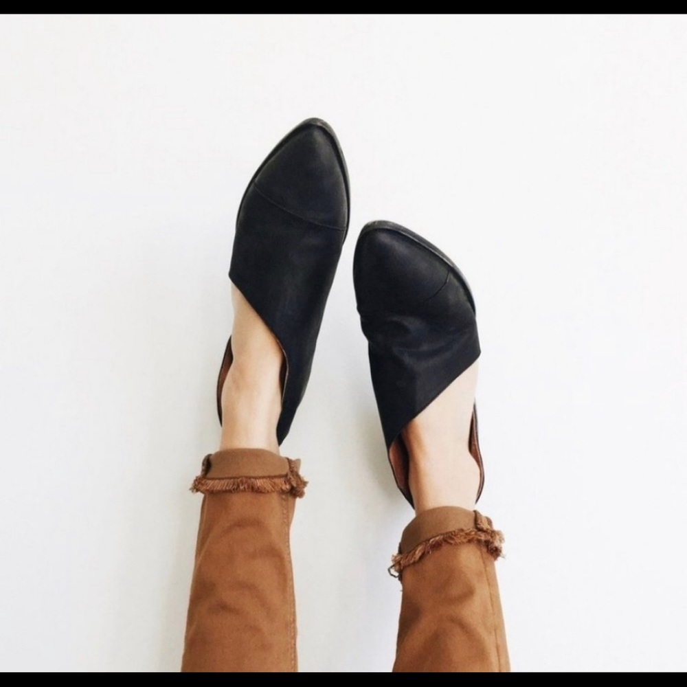 Free People Royale Black Leather - 37.5